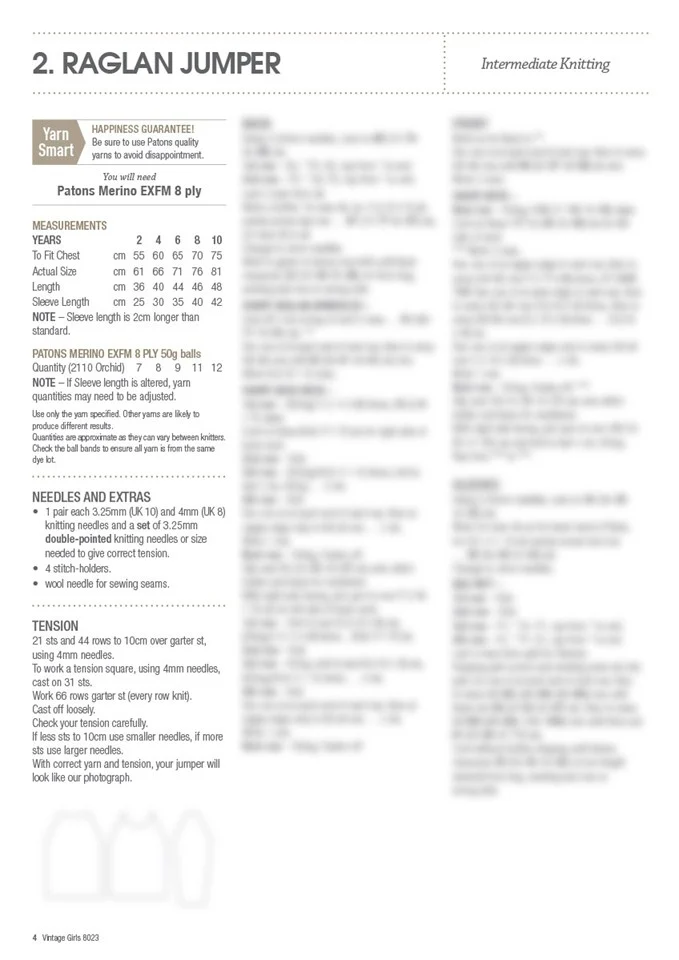 Patons Vintage Girls 8023 - Image 4